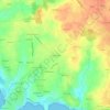 Mapa topográfico Keriquel Vihan, altitude, relevo