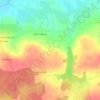 Mapa topográfico La Cofarie, altitude, relevo