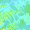 Mapa topográfico Ponto Alto, altitude, relevo