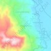 Mapa topográfico Lebong Tambang, altitude, relevo