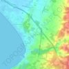 Mapa topográfico Ses Cadenes, altitude, relevo
