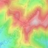 Mapa topográfico Le Glasborn, altitude, relevo