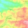 Mapa topográfico Moutons, altitude, relevo