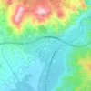 Mapa topográfico Lobres, altitude, relevo