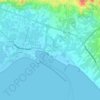 Mapa topográfico El Varadero, altitude, relevo