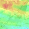Mapa topográfico La Jumelière, altitude, relevo