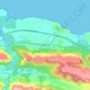 Mapa topográfico Riego, altitude, relevo