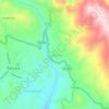 Mapa topográfico Ichupampa, altitude, relevo