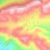 Mapa topográfico Felgueiras, altitude, relevo