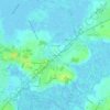 Mapa topográfico Les Minées, altitude, relevo