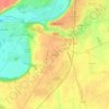 Mapa topográfico La Floride, altitude, relevo