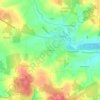 Mapa topográfico Les Seguins, altitude, relevo