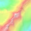 Mapa topográfico Neptune Peak, altitude, relevo