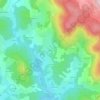 Mapa topográfico Létrat, altitude, relevo