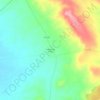 Mapa topográfico Ledesma de Soria, altitude, relevo