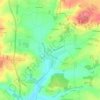 Mapa topográfico Le Bourg, altitude, relevo
