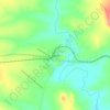 Mapa topográfico Cuchi, altitude, relevo