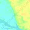 Mapa topográfico Sitio São Francisco, altitude, relevo