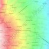 Mapa topográfico Batujajar, altitude, relevo