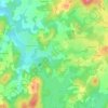 Mapa topográfico Le Puy Chatelard, altitude, relevo
