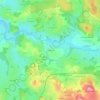 Mapa topográfico Las Brouas, altitude, relevo