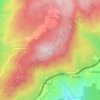 Mapa topográfico Boca da Vereda, altitude, relevo