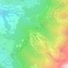 Mapa topográfico Prapoutel, altitude, relevo