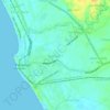 Mapa topográfico Jawi-jawi I, altitude, relevo