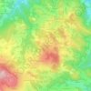 Mapa topográfico La Bonne Mariotte, altitude, relevo