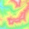 Mapa topográfico Los Cocos, altitude, relevo