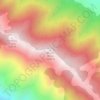 Mapa topográfico Mount Ainos, altitude, relevo