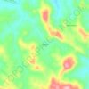 Mapa topográfico Catatau, altitude, relevo