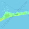 Mapa topográfico Grand Bahama, altitude, relevo