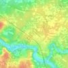 Mapa topográfico Le Bois Joly, altitude, relevo
