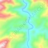 Mapa topográfico Lijo, altitude, relevo