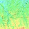 Mapa topográfico Cimanggis, altitude, relevo