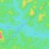 Mapa topográfico Trios, altitude, relevo
