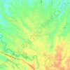 Mapa topográfico Tajur Halang, altitude, relevo