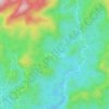 Mapa topográfico Mappedeceng, altitude, relevo