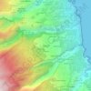 Mapa topográfico Orotava, altitude, relevo