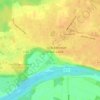 Mapa topográfico Château de Chäteauneuf-sur-Loire, altitude, relevo