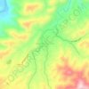 Mapa topográfico Tamassint, altitude, relevo