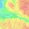 Mapa topográfico Oneida, altitude, relevo