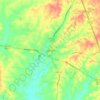 Mapa topográfico Jackson, altitude, relevo