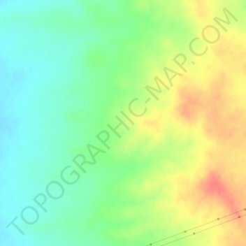 Mapa topográfico Al Madaba, altitude, relevo