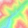 Mapa topográfico Huancahuasi, altitude, relevo