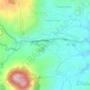 Mapa topográfico Ciaro, altitude, relevo