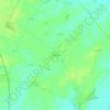 Mapa topográfico Faverolles, altitude, relevo
