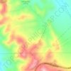 Mapa topográfico La Gasca, altitude, relevo