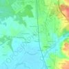 Mapa topográfico Feteira, altitude, relevo